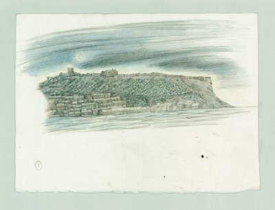 Duitse marinebombardement van Scarborough, North Yorkshire, 1914 door Judith Dobie