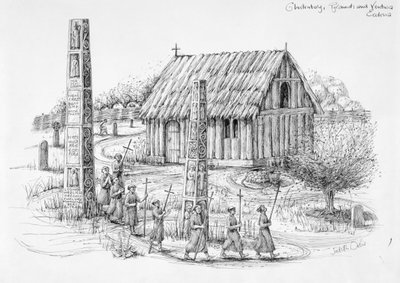 Glastonbury, 7e eeuw, 1990-2010 door Judith Dobie