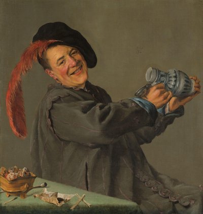 Een dwaas met een kruik, bekend als 