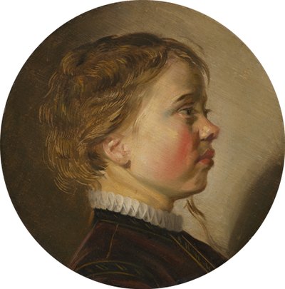 Jonge jongen in profiel, ca. 1630 door Judith Leyster