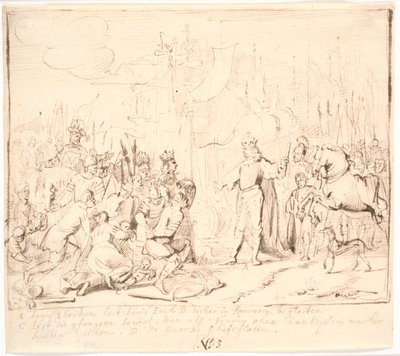 Christian I laat de Zweedse koning Erik naar Pommeren gaan in 1449 door Jürgen Ovens