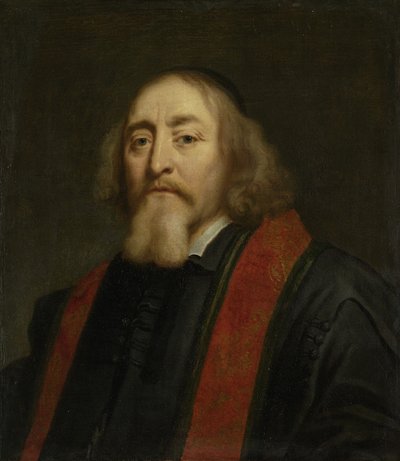 Portret van Jan Amos Comenius 1592-1670, tussen 1650 en 1670 door Jürgen Ovens