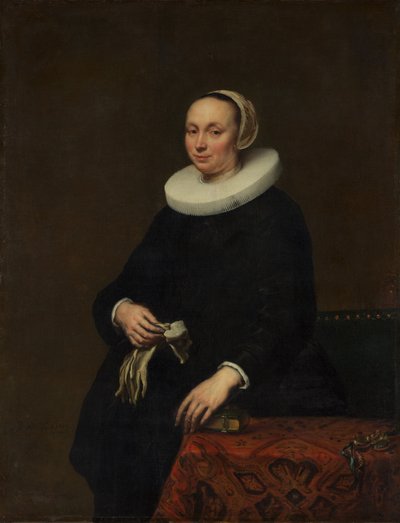 Portret van een vrouw, 1650 door Jürgen Ovens