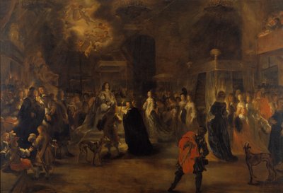 Het Huwelijk van Koning Karel X Gustaaf van Zweden 1622-1660 op 24 oktober 1654, 1654 door Jürgen Ovens