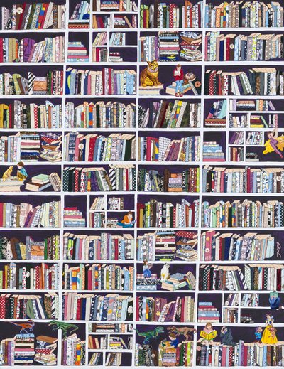 Boekenkasten vol verwondering door Jukyong Park