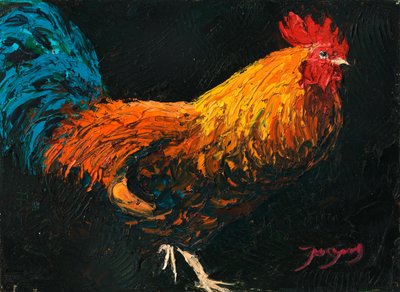 Levendige boerderijhaan door Jukyong Park