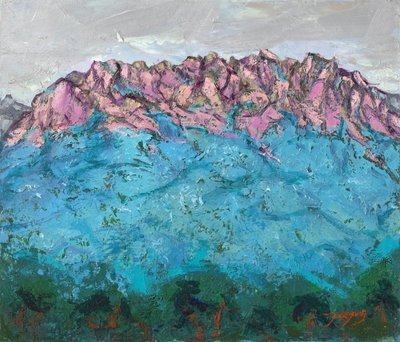 Levendig berglandschap door Jukyong Park