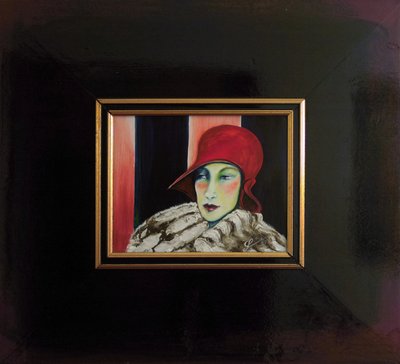 Belle Epoque VII -Dame met rode hoed II- door JuleSimo