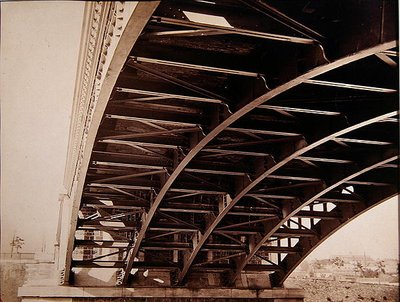 Brug in de Dordogne, c.1864 door Jules Alphonse Terpereau