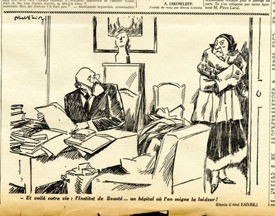 Candide, Satirisch in Z & W door Jules Abel Faivre