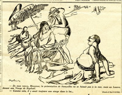 Candide, Satirisch in Z & W door Jules Abel Faivre
