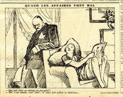 Candide, Satirisch in Zwart & Wit door Jules Abel Faivre