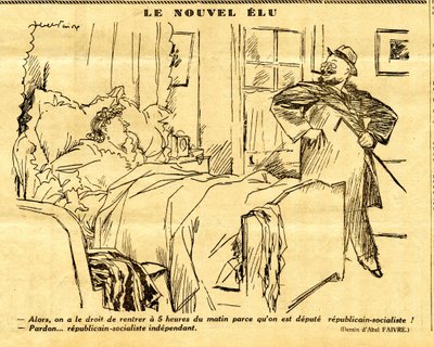Candide, Satirisch in Zwart & Wit door Jules Abel Faivre