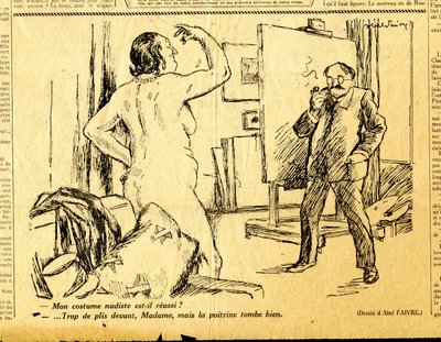 Candide, Satirisch in N & B door Jules Abel Faivre