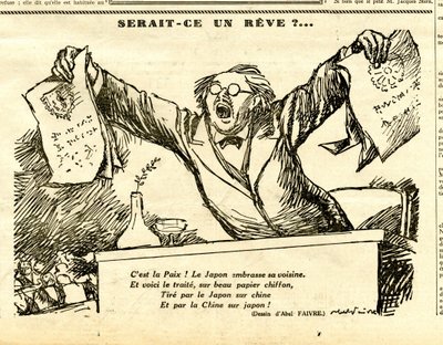 Candide, Satirisch in N & B door Jules Abel Faivre