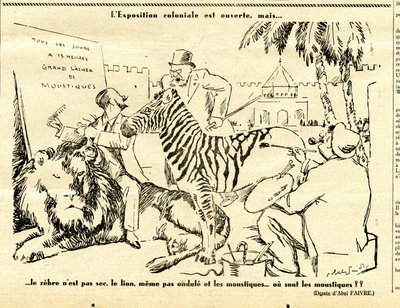 Candide, Satirisch in Z/W door Jules Abel Faivre
