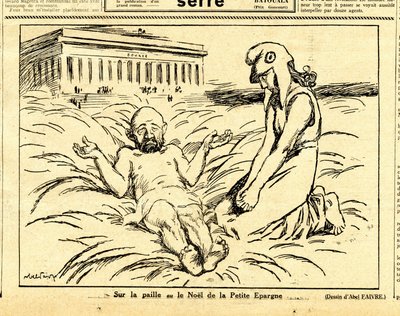 Candide, Satirisch in Z/W door Jules Abel Faivre
