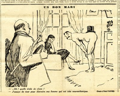 Candide, Satirisch in Z/W door Jules Abel Faivre