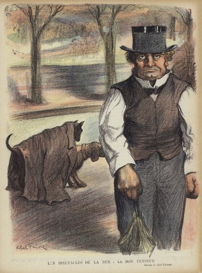 Illustratie voor Le Rire door Jules Abel Faivre