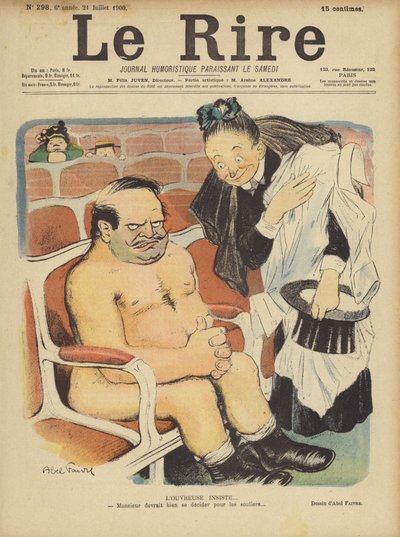 Illustratie voor Le Rire door Jules Abel Faivre