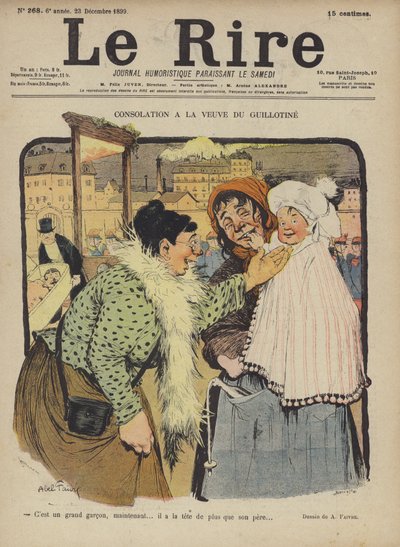 Illustratie voor Le Rire door Jules Abel Faivre