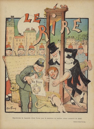 Illustratie voor Le Rire door Jules Abel Faivre