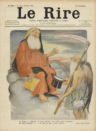 Illustratie voor Le Rire door Jules Abel Faivre