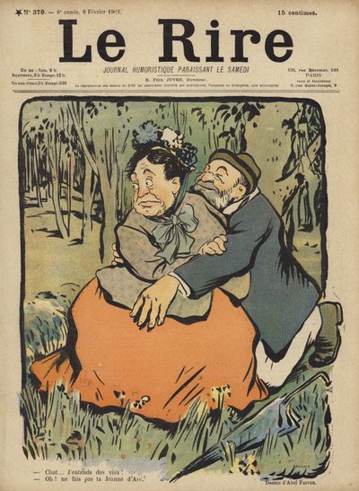 Illustratie voor Le Rire door Jules Abel Faivre
