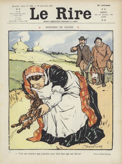 Illustratie voor Le Rire door Jules Abel Faivre