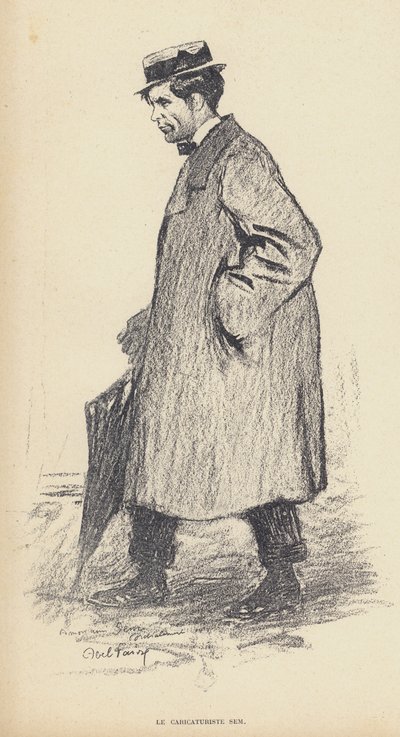 Sem (Georges Goursat) (1863-1934), Franse karikaturist door Jules Abel Faivre