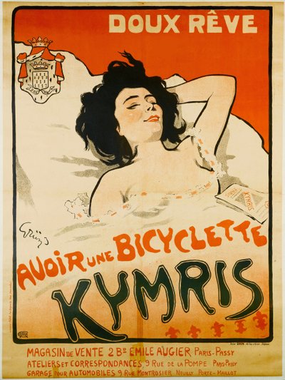 Zoete Droom. Een Fiets Hebben Kymris, ca. 1898 door Jules Alexandre Grün