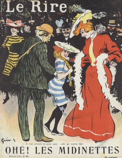 Illustratie voor Le Rire door Jules Alexandre Gruen or Grun