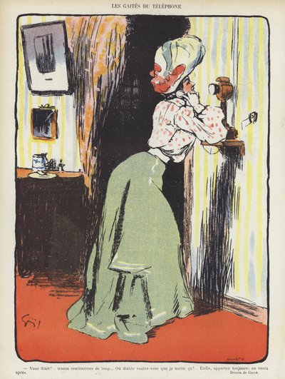 Illustratie voor Le Rire door Jules Alexandre Gruen or Grun