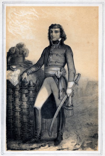 Barthélemy Catherine Joubert, Franse generaal, 19e eeuw door Jules Alfred Vincent Rigo