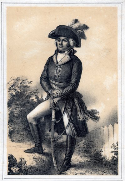 Jean-Baptiste Jourdan, maarschalk van Frankrijk, 19e eeuw door Jules Alfred Vincent Rigo