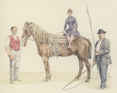 Paardentrainers door Jules Arsene (after) Garnier