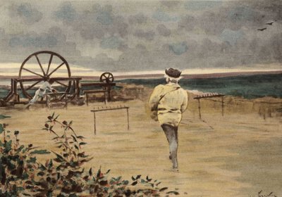 Bereiding van de plant genaamd Pantagruelion. Pantagruel. Illustratie door Jules Garnier. In "Rabelais et l