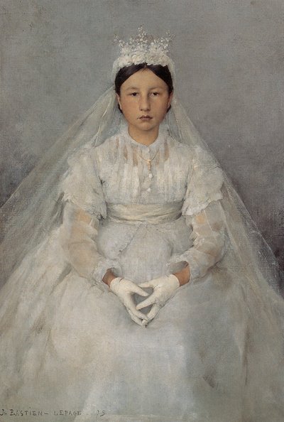 La Communiante door Jules Bastien Lepage