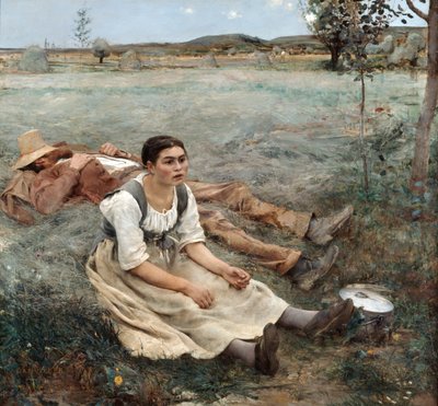 De hooimakers, 1880 door Jules Bastien Lepage