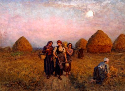 Ochtendarbeid, 1900 door Jules Breton