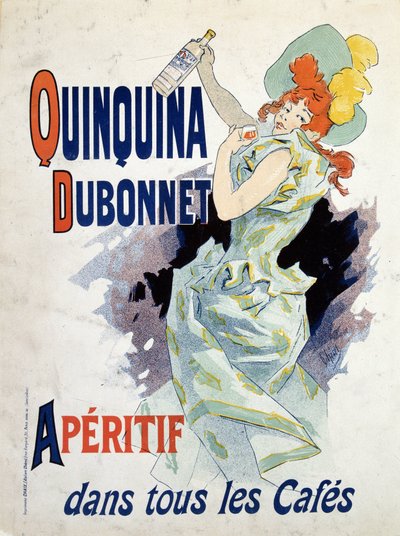 Reclameposter voor de Quinquina Dubonnet door Jules Cheret