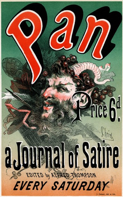 Affiche (1884) voor het satirische tijdschrift 