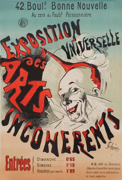 Exposition Universelle des Arts incohérents door Jules Cheret