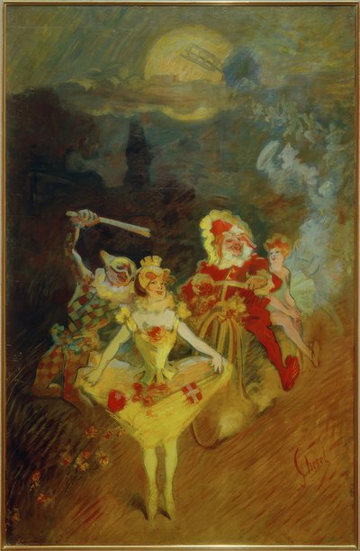 Farandole door Jules Cheret