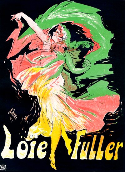 Loïe Fuller poster, 1897 door Jules Cheret
