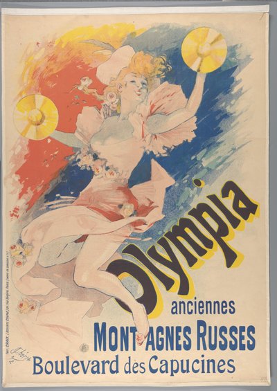 Olympia, Alte Russische Berge, 1892 door Jules Cheret