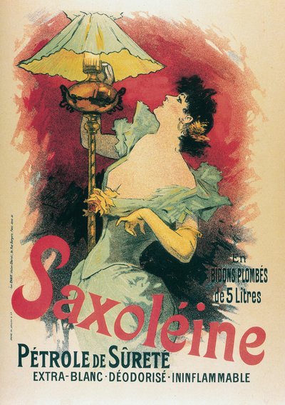 Saxolein 1891 door Jules Cheret