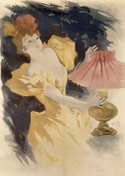 Saxoleine (Advertentie voor lampolie), Frankrijk 1890