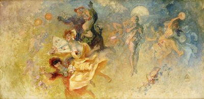 Het Gemaskerde Bal door Jules Cheret
