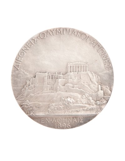 Eerste plaats Olympische medaille, Athene 1896 door Jules Clement Chaplain